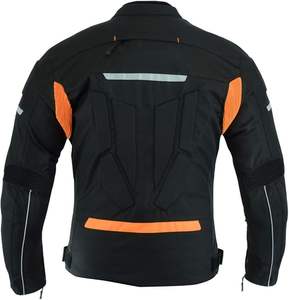 Veste de moto en Cordura imperméable et coupe-vent, taille plus, personnalisable, pour le sport - Product Image 6
