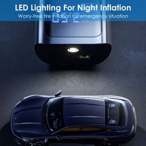 Compressore d'Aria Portatile per Auto con Luce LED, Gonfiatore Elettrico con Cavo per Veicoli - Product Image 4