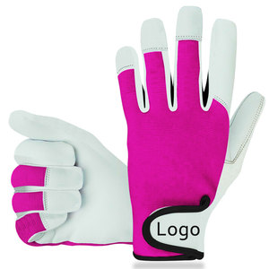 Guantes de Equitación Transpirables con Agarre de Cuero Suave en Relieve, OEM ODM, para Todas las Estaciones, Unisex, con Correa Ajustable - Product Image 4