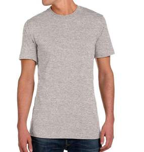 เสื้อยืดแขนสั้นผ้าฝ้ายแท้ 100% หนานุ่ม  แบบเรียบ  สำหรับผู้ชาย  รับสกรีนโลโก้ - Product Image 4