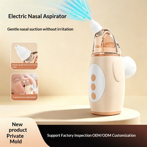 Aspirador Nasal Eléctrico para Bebés, Impermeable, Autolimpiante, 65Kpa, Limpiador Nasal para Bebés y Niños Pequeños - Product Image 5