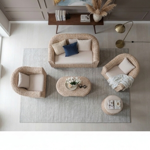Modern Woven Rattan <b>Dining</b> <b>Armchair</b> Handmade Natural Rattan Frame Cushioned Removable Cover Ergonomic Eco-Friendly <b>Dining</b> Chair - Product Image 5