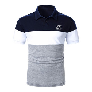 Chemises polo pour hommes, couleur et logo personnalisés, pour l'été, légères, pour adultes. - Product Image 1