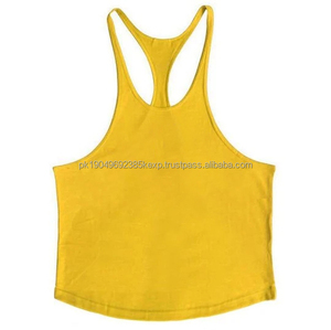 Débardeur de sport pour homme sur mesure, tissu tissé, spandex, coupe musclée avec bretelles pour la remise en forme et l'exercice - Product Image 1