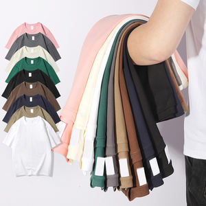 Camisetas de Algodón Personalizadas al por Mayor, Elegantes, de Manga Corta, Unisex, Cuello Redondo, 220g, Diseño en Blanco, Casuales, Transpirables, Sostenibles, Tallas Grandes - Product Image 1