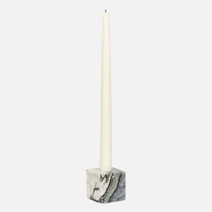 Menorá de Mármol, Candelabro de Hanukkah, Soporte para Múltiples Velas, Elegante Decoración de Piedra para el Hogar, Decoración de Mesa para Festividades Judías - Product Image 1