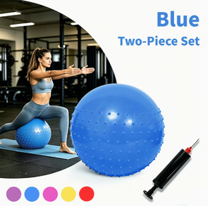 Ballon de yoga rond en PVC rose HAWK SPORTS INDUSTRIES, 4,9 pouces, antidérapant, pour exercices de fitness, pompe incluse, surface lisse, logo personnalisé pour adultes - Product Image 3