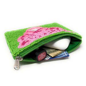 Porte-monnaie à fermeture éclair en perles fait main, pochette brodée personnalisée, cadeau unisexe, portable, écologique, haute qualité, vente en gros, Girl Power - Product Image 5