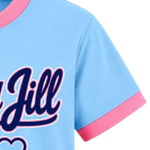 T-shirt en coton côtelé à manches courtes pour femme Jack and Jill, col rond classique, décontracté, confortable et léger, haut tendance - Product Image 6