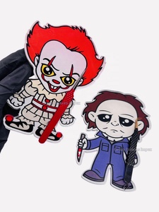 แผ่นอะคริลิคใสสำหรับติดตั้งอุปกรณ์ต่อขนตา รูปทรงสี่เหลี่ยม ลายการ์ตูน ใช้สำหรับวางแหนบและอุปกรณ์ต่อขนตาอื่นๆ เหมาะสำหรับช่างต่อขนตา - Product Image 5