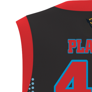 Ensemble de maillots de basket-ball personnalisés pour hommes, uniforme sans manches, séchage rapide, respirant, en polyester, ensemble de maillots et shorts d'entraînement pour équipe sportive - Product Image 4