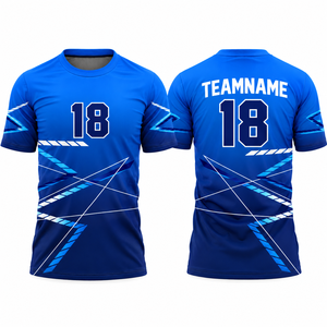 Maillot de football personnalisé en gros pour équipe, chemise de gridiron en polyester sublimé pour hommes, uniforme de sport à manches courtes à séchage rapide - Product Image 4