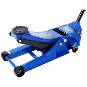 Martinetto idraulico a basso profilo blu da 4 tonnellate (8000 libbre) con portata di sollevamento da 2,5 a 20 pollici per auto - Product Image 5