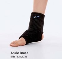Attelle de cheville réglable, soutien par compression, thérapie respirante, conception ergonomique, durable, antidérapante, aide à la récupération pour les blessures sportives