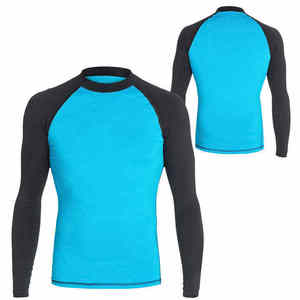Rashguard BJJ Unisexe Personnalisé Respirant de Haute Qualité à Manches Longues en Polyester/Spandex – Vente en Gros pour Surf et Plongée - Product Image 2