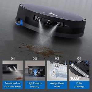 Aspirateur robot humide/sec Covacss avec filtre HEPA, contrôle par application, vidage automatique des débris et station d'accueil pour usage domestique/bureau - Product Image 6
