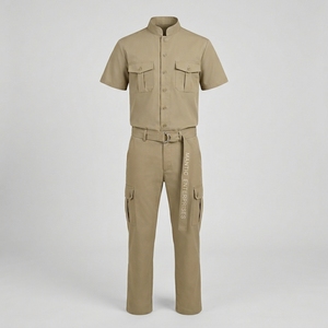 <b>Top</b> Selling Scrubs Uniforms Sets Nurse With Pockets Healthcare <b>Khaki</b> Scrub Uniforms Fig Uniforms Sets Summer Hospital Scrubs - Product Image 1