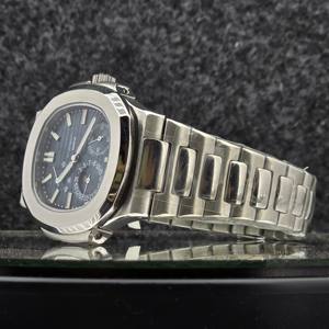 Reloj Mecánico Automático de Lujo para Hombre, con Esfera Azul Analógica con Relieve, Fase Lunar, Reserva de Marcha, Acero Inoxidable - Product Image 2