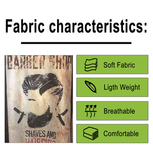 Cape de Barbier Légère Imprimée, Cape de Coiffure Professionnelle, Tablier de Salon pour Coupe de Cheveux, Cape Imperméable avec Col Ajustable - Product Image 3