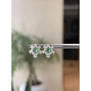 Boucles d'oreilles de luxe en or 14 carats avec rubis rouge et diamants en forme de poire, 1,15 carat, halo de diamants créés en laboratoire, bijoux raffinés, cadeau d'anniversaire - Product Image 6