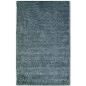 Alfombra de Diseño Moderno, Geométrica, Hecha a Mano, Antideslizante, de Lana y Seda, de Pelo Largo, de Lujo, Multicolor, Azul Oscuro, Modelo Empire Brock para Cocina - Product Image 1