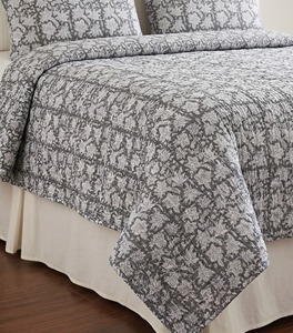 TheFabira Hand Block Print Cotton Kantha <b>Quilt</b> Indian Handmade Reversible <b>Bedspread</b> Floral Design Eco-Friendly Modern Style - Product Image 6