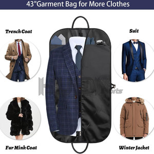 Bolsa de Ropa Plegable y Fácil de Transportar para Trajes, Camisas, Abrigos, Vestidos, Ideal para Viajes, Hogar, Hotel y Oficina - Product Image 4
