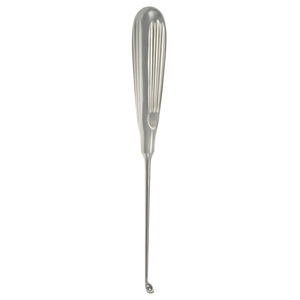 Curette de 14 pulgadas, tamaño 5, con extremo ovalado, instrumento quirúrgico de acero inoxidable para uso ortopédico en huesos, a la venta a bajo precio. - Product Image 3