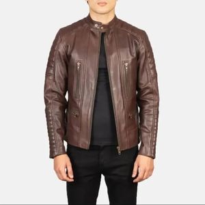 Veste en cuir de haute qualité, très élégante et stylée - Product Image 1