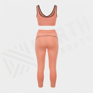 Leggings de yoga sans couture pour adultes, personnalisables avec logo, pour la gym, l'entraînement, le fitness et les activités sportives – Article haut de gamme - Product Image 2