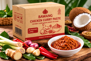 บาวัง ซอสกะหรี่ไก่ฮาลาลมาเลเซีย 40 x 200 กรัม พร้อมปรุง ซอสกะหรี่มะพร้าวหอมเข้มข้น 11 กก. บรรจุกล่องใหญ่ - Product Image 3