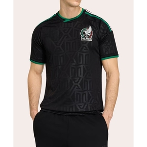 Camiseta de Fútbol de Visitante del Equipo Nacional de México 2026, 100% Algodón, Estampado Animal, Transpirable, Talla Grande |   Edición al por Mayor - Product Image 1