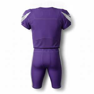Uniforme de football américain haute performance, logo de marque personnalisé imprimé, vêtement confortable, extensible, ne se décolore pas, ensemble pour équipe. - Product Image 2