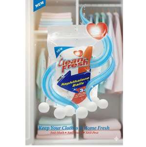 Palline di Naftalina Bianche <span class=keywords><strong>Antitarme</strong></span> per Armadi, Vestiti, Guardaroba, Protezione Domestica dagli Insetti, Uso Quotidiano - Product Image 2