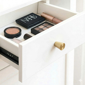 มือจับลิ้นชักทรงกระบอกโลหะผสมสังกะสีทันสมัย เป็นมิตรกับสิ่งแวดล้อม ติดตั้งง่าย วัสดุฮาร์ดแวร์สำหรับห้องครัวและห้องรับประทานอาหาร - Product Image 6