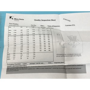 LOT DE 10 MICRO-SWISS 414FA-0613-335 - Équipements et pièces semi-conductrices d'occasion de qualité supérieure, disponibles dans le monde entier - Product Image 4