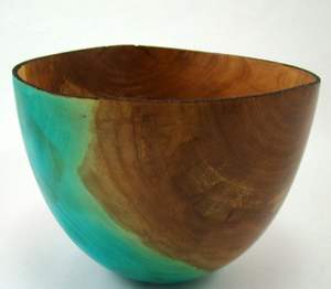 Tazón de Madera y Resina Epoxi Hecho a Mano de Lujo con Superficie de Resina Duradera, Apariencia de Madera Natural, Libre de BPA y Ecológico - Product Image 3