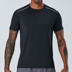 Camiseta Deportiva de Gran Tamaño para Hombre, de Secado Rápido, Cuello Redondo, para Entrenamiento Deportivo, Manga Corta - Product Image 2
