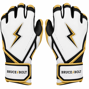 Gants de frappe en cuir blanc, bleu marine et orange, rembourrés, avec fermeture auto-agrippante, unisexes, pour adultes, durables et respirants - Product Image 6