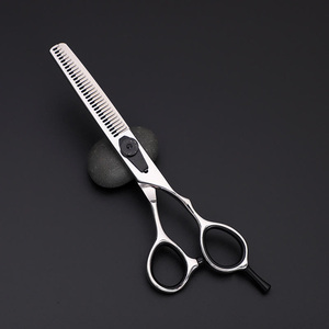 Premium Black Right-Handed RSI JD-108 <b>Barber</b> Hair Cutting Scissors Sharp <b>Blade</b> Tip Thinning Stainless Steel Professional Salon - Product Image 2