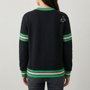 HMR Alfa |   Kapa |   Sudadera Larga de Invierno para Mujer, Personalizada con Bordado de Hermandad, de Poliéster/Algodón Afelpado - Product Image 5