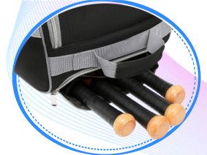 กระเป๋าใส่เครื่องกีฬาแบบมีล้อสำหรับเบสบอล ซอฟต์บอล ฮอกกี้ คริกเก็ต ขนาดใหญ่ ทนทาน - Product Image 5