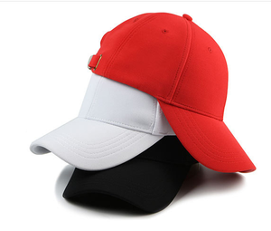 หมวกเบสบอลโพลีเอสเตอร์ 6 แผง คุณภาพสูง สไตล์สปอร์ต สีพื้น - Product Image 3