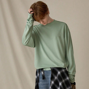 Chemises à manches longues sur mesure en gros, chemises à manches longues en tissu confortable au meilleur prix, t-shirt homme best-seller pour l'extérieur - Product Image 1