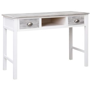 Escritorio de madera gris 43,3 "x 17,7" x 29,9 "para uso en computadora - Product Image 1