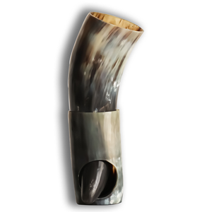 Soporte para Cuerno Vikingo Hecho a Mano, Duradero, Pulido, Decoración para el Hogar con Diseño Animal, Homenaje al Amor - Product Image 4