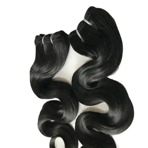 Bundel rambut mentah Brasil 15A grosir harga murah bundel ekstensi rambut manusia Virgin 100%