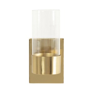 เชิงเทียนทองเหลืองแบบห้าแขน ของตกแต่งบ้าน ขาตั้งโลหะทนทาน - Product Image 4