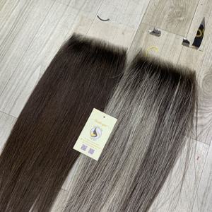 ผมเวียดนามแท้แบบตรงธรรมชาติ  ขนาด 6x6  พร้อมเชือกผูกแบบ HD  สำหรับผู้หญิงผิวสี  สินค้ามาใหม่ - Product Image 3