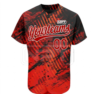 Maillot de baseball personnalisé pour hommes à prix de gros, avec logo sur mesure et design personnalisé - Product Image 2